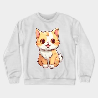 Cute Kawaii Cat Crewneck Sweatshirt